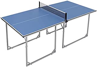 F2C 6'x3' Foldable Ping Pong Table with Net Instant Set-up Table Tennis Table, Compact Midsize Regulation Height for Indoor Outdoor