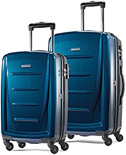 Samsonite Winfield 2 Hardside Expandable Luggage with Spinner Wheels, Deep Blue, 2-Piece Set (20/24)