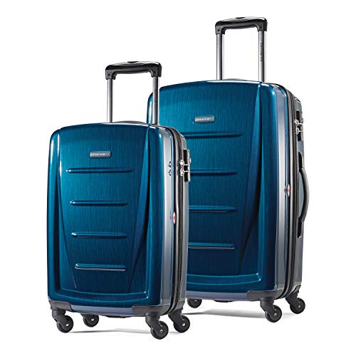 Samsonite Winfield 2 Hardside Expandable Luggage with Spinner Wheels, Deep Blue, 2-Piece Set (20/24)