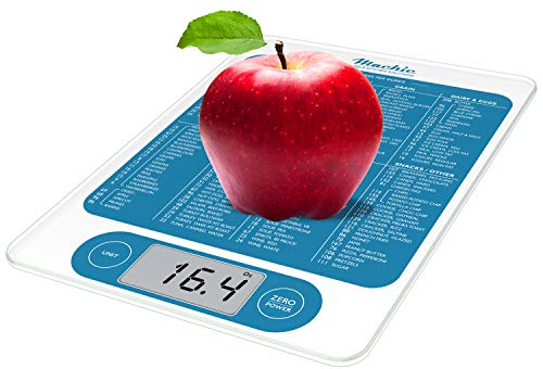 Mackie C19 Food Scale, Digital Kitchen Scale Weight Grams and Oz Fast Simple 1g / 0.1 oz Accurate 13lbs Max for Cooking Baking Meal Prep Diet Health