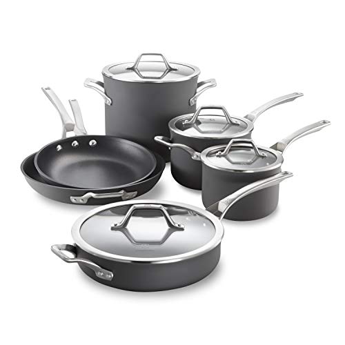 Calphalon Signature Hard Anodized Nonstick 10-Piece Cookware Set