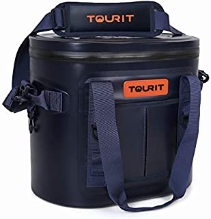 TOURIT Soft Cooler 20 Cans Leak-Proof Soft Pack Cooler Bag Waterproof Insulated Soft Sided Coolers Bag with Cooler for Hiking, Camping, Sports, Picnics, Sea Fishing, Road Beach Trip