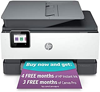 HP OfficeJet Pro 9015 All-in-One Wireless Printer, with Smart Home Office Productivity, HP Instant Ink, Works with Alexa (1KR42A)