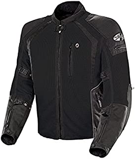 Joe Rocket Phoenix Ion Men's Mesh Motorcycle Jacket (Black, Tall Large)