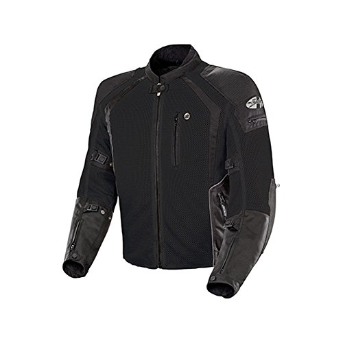 Joe Rocket Phoenix Ion Men's Mesh Motorcycle Jacket (Black, Tall Large)