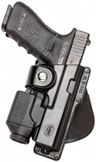 Fobus Tactical Speed Holster Paddle GLT19 Glock 19,23,32 / S&W 99 Compact/ M&P Compact holds Handgun with Laser or Light