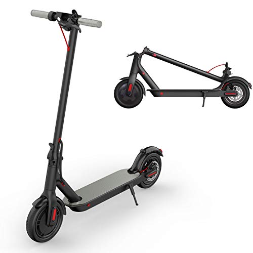 Rawrr Foldable Electric Scooter for Adults, 300W+ Technology, 8.5 Air Filled Tires, up to 15.8mph, 16 Miles Distance, Ultra Lightweight Kick Scooter Commuter, Portable, Rechargeable