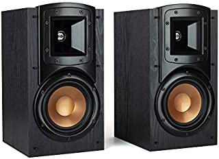 Klipsch Synergy Black Label B-200 Bookshelf Speakers with Tractrix Horn Technology and Efficient Design