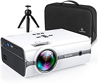 VANKYO Leisure 410 [Mini Tripod Included] Outdoor Projector with 1080P Supported, Portable Projector Compatiable with iOS/Android Connection, TV Stick, HDMI, PS5, VGA, USB for Home Entertainment