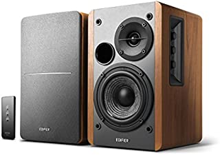 Edifier R1280T Powered Bookshelf Speakers - 2.0 Stereo Active Near Field Monitors - Studio Monitor Speaker - Wooden Enclosure - 42 Watts RMS