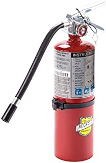 Buckeye 25614 ABC Multipurpose Dry Chemical Hand Held Fire Extinguisher with Aluminum Valve and Vehicle Bracket, 5 lbs Agent Capacity