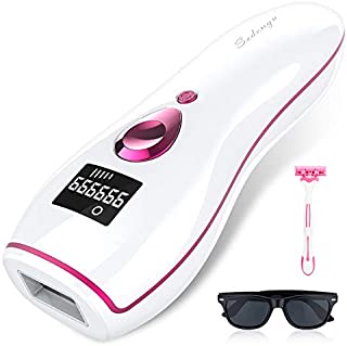 At-Home IPL Hair Removal for Women and Men UP To 999,999 Flashes Permanent Painless Hair Remover Device for Armpits Face Arms Bikini Line Back Legs