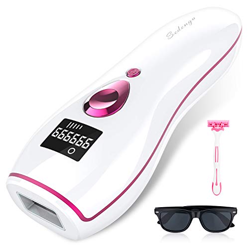 At-Home IPL Hair Removal for Women and Men UP To 999,999 Flashes Permanent Painless Hair Remover Device for Armpits Face Arms Bikini Line Back Legs