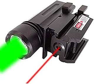 GOTICAL Pistol Red Dot Laser Sight Or 180 Lumen Cree LED Flashlight Or Combo Hunting Accessories for Pistol Guns 1911 M9 Glock 17,19,20,21,22,23,30,31,32 (Combo).