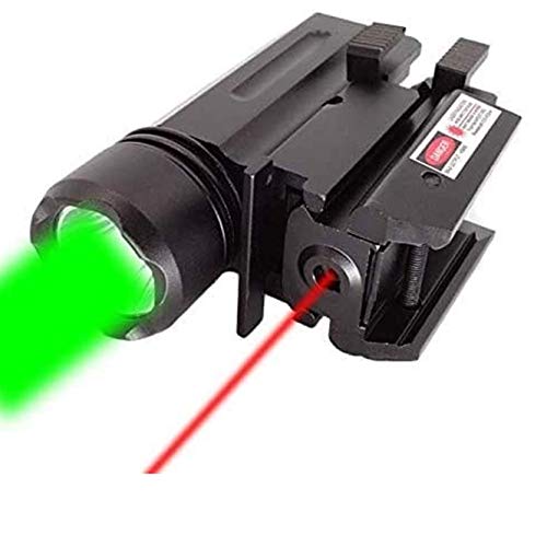 GOTICAL Pistol Red Dot Laser Sight Or 180 Lumen Cree LED Flashlight Or Combo Hunting Accessories for Pistol Guns 1911 M9 Glock 17,19,20,21,22,23,30,31,32 (Combo).