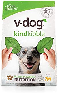 V-Dog Vegan Kibble Dry Dog Food, 20 lb, with Plant Based Protein