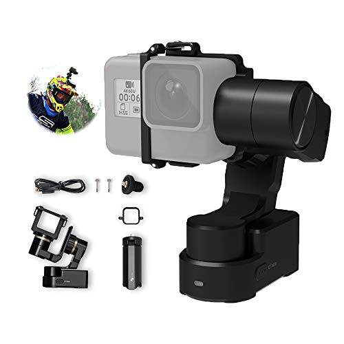 FeiyuTech WG2X 3-Axis Gimbal Stabilizer for GoPro Hero 8(Fixture)/7/6/5/4, DJI Osmo Action, AEE, SJCAM Sports Cams Action Camera Wearable Stabilizer Gimbal