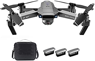 GMZS Folding Aircraft-4 Axis Drone, 4K HD Image, 120° Wide-Angle 50X Zoom, Aerial Photography, 5G Professional GPS Four Axis Drone,3 Batteries