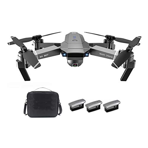 GMZS Folding Aircraft-4 Axis Drone, 4K HD Image, 120° Wide-Angle 50X Zoom, Aerial Photography, 5G Professional GPS Four Axis Drone,3 Batteries