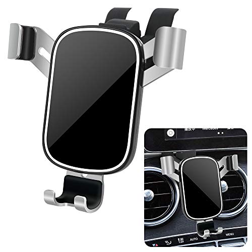 LUNQIN Car Phone Holder For 2014-2018 Mercedes Benz C-Class c180 c200 c300 and 2015-2019 GLC-Class GLC200 GLC260 GLC300 [Big Phones With Case Friendly] Auto Accessories Interior Decoration Phone Mount