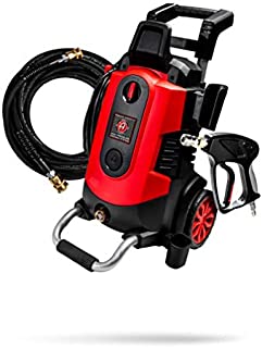 Adam's Electric Pressure Washer 2.0 - Powerful 1.8 GPM 2500 PSI Car Wash Pressure Washer Sprayer | Snub Nose & Tip Attachment | Use W/Foam Gun & Car Soap | Patio Boat RV Motorcycle Car Garage Deck