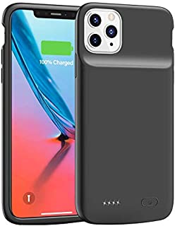 Lonlif Battery Case for iPhone 11 Pro Max, 5000mAh Ultra Slim Portable Charging Case Protective Charger Case, Rechargeable Extended Battery Pack for iPhone 11 Pro Max (6.5 inch) (Black)