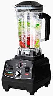 WantJoin Professional Blender, Countertop Blender ,Kitchen Blender Food Mixer 2200W, High Power Home and Commercial Blender with High Speed, Built-in Timer, Smoothie Maker 2200ml for Crushing Ice, Frozen Dessert, Soup,fish (Rubber)