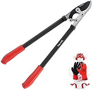 YARTTING Compound Action Bypass Lopper, Chops Thick Branches with Ease,29 Inch Branch Cutter,Designed Non-Slip Grip Tree Trimmer