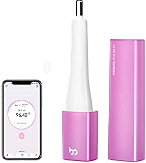 Basal Thermometer for Ovulation, Smart Quiet BBT Thermometer with Bluetooth for Nature Family Planning, Fertility Monitor and Period Tracker with Femometer APP (iOS & Android) from Femometer Vinca