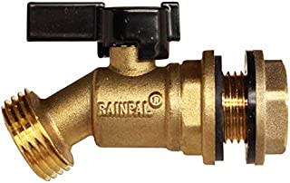 RAINPAL RBS005 Brass Water Container/Rain Barrel Quarter Turn Spigot(Lead Free Compliant)