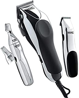 Wahl Clipper Home Barber Kit Model 79524-3001, Electric Clipper, Touch Up Trimmer & Personal Groomer  30 Piece Kit for Professional Style Haircutting at Home