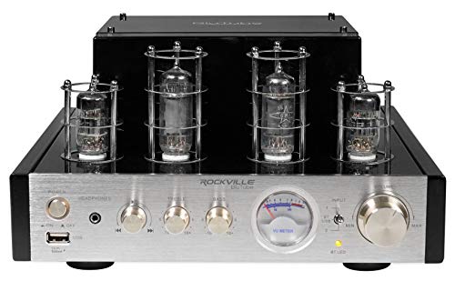 Rockville BluTube 70W Tube Amplifier/Home Theater Stereo Receiver with Bluetooth