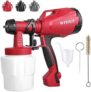 HVLP Paint Sprayer, 500 Watt High Power Electric Spray Gun with Three Spray Patterns, Professional Painting Tool with 1000ml Detachable Container for Home Spray Painting & Painting Projects