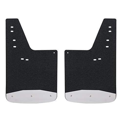 LUVERNE 251120 Front or Rear 12-Inch x 20-Inch Textured Rubber Mud Guards, Select Ford F-250, F-350, F-450, F-550 Super Duty,Black