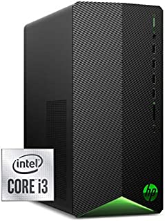 HP Pavilion Gaming Desktop, NVIDIA GeForce GTX 1650 Super, Intel Core i3-10100, 8 GB DDR4 RAM, 256 GB PCIe NVMe SSD, Windows 10 Home, USB Mouse and Keyboard, Compact Tower Design (TG01-1022, 2020)