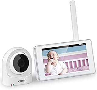 VTech VM981 Wireless WiFi Video Baby Monitor with Remote Access App, 5-inch Touch Screen, Remote Access 10x Digital Zoom, Motion Alerts & Support for up to 10 Cameras