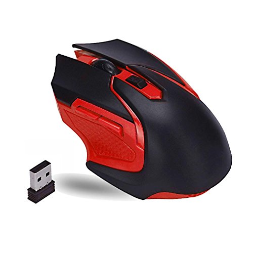 Creazy 2.4GHz 3200DPI Wireless Optical Gaming Mouse Mice for Computer PC Laptop