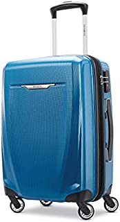 Samsonite Winfield 3 DLX Hardside Expandable Luggage with Spinners, Blue/Navy