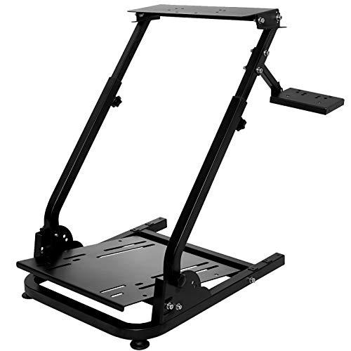 CINGO Wheel Stand Height Adjustable for Logitech G25, G27, G29, G920 Racing Steering Wheel Stand Gaming Racing Simulator Wheel and Pedals Not Included