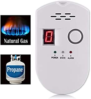 Natural Gas Detector, Propane Detectors for Home,Natural Gas Propane Leak Alarm for Home Kitchen, High Sensitivity Natural Gas Propane Leak Detection