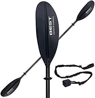 Best Marine Kayak Paddle. 234cm (92in) Premium Carbon Fiber Paddle with Reinforced Fiberglass Blades. 33.5oz Lightweight Oar for Kayaks. Two-Piece Adjustable Kayaking Paddles Accessories