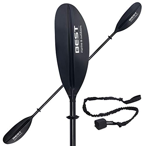 Best Marine Kayak Paddle. 234cm (92in) Premium Carbon Fiber Paddle with Reinforced Fiberglass Blades. 33.5oz Lightweight Oar for Kayaks. Two-Piece Adjustable Kayaking Paddles Accessories