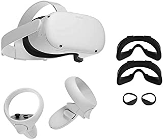 Oculus Quest 2  All-in-One Virtual Reality 256GB Gaming Headset w/ Fit Pack Bundle 3D Cinematic Sound Next-Level Hardware  VR Headset, Two Touch Controllers, Glasses Spacer, Quest 2 Fit Pack