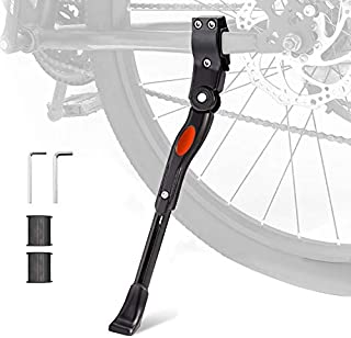 UHACKER Adjustable Bike Kickstand Aluminum Rear Side Bicycle Stand for Bike 22