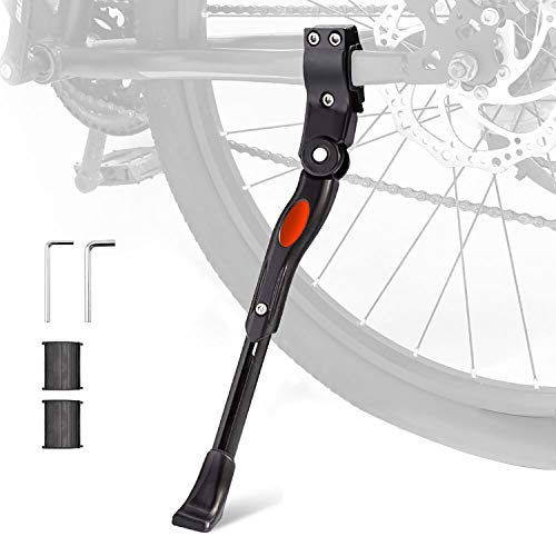 UHACKER Adjustable Bike Kickstand Aluminum Rear Side Bicycle Stand for Bike 22