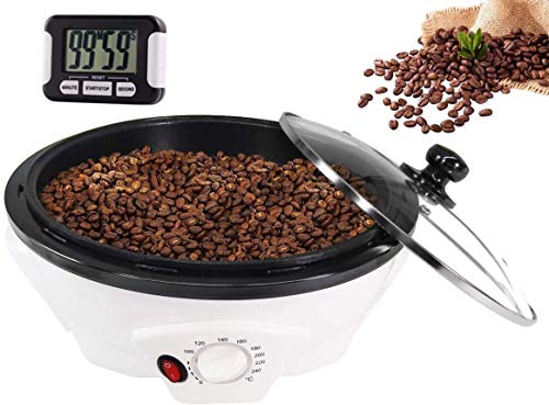 Household Coffee Roasters Machine Electric Coffee Beans Roaster for Cafe Shop Home Use(Upgrade 110V-120V)