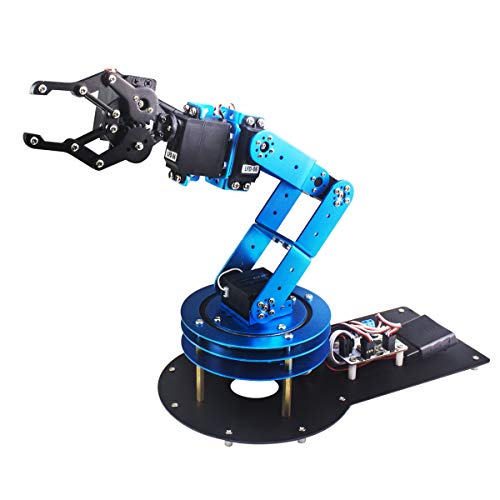 6DOF Robotic Arm Kit Programming Robot Arm with Handle PC Software and APP Control with Tutorial