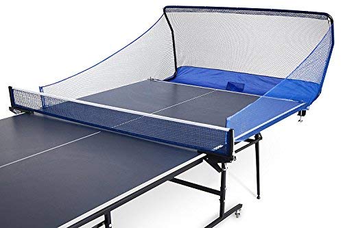 Table Tennis Ball Catch Net - Portable Ping Pong Return Board - Serve and One Player Training Practice Set - Compatible with iPong Robot Trainer Equipment