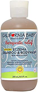 California Baby Eczema Shampoo and Body Wash Skin Protectant for Hair, Face, Body. Organic Oatmeal and Calendula. Dry, Sensitive Skin - 8.5 ounce