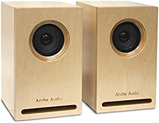 Arche Audio FR 2, Hi-Fi Audio Bookshelf Loudspeaker Semi-Horn-Loaded Full Range Speakers Birch Plywood Enclosure Audiophile Passive Speakers